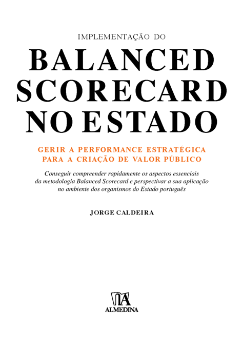 Balanced Scorecard Jorge Caldeira livro
